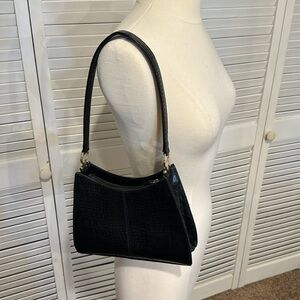 Liz Claiborne Faux Croc Handbag